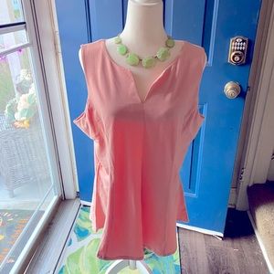 Kathleen Kirkwood peach tank